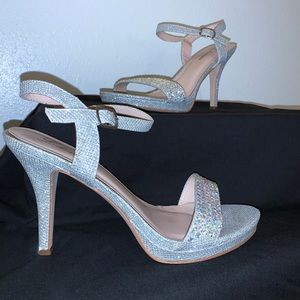 Silver Lauren Lorraine Heels
